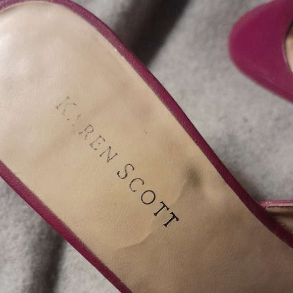 Women's Hot Pink Mules - Picture 2 of 7